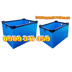 THÙNG NHỰA DANPLA ĐÁY CỐ ĐỊNH (XANH)