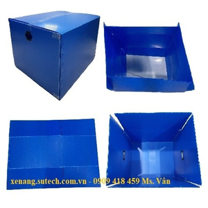 Thùng nhựa pp danpla xếp