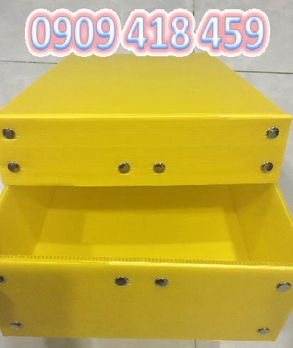 Thùng nhựa PP đáy cố định 