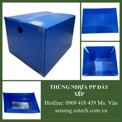 Thùng nhựa PP xếp gọn