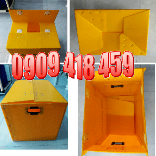 Thùng nhựa PP Danpla đáy xếp