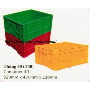 Thùng nhựa T40
