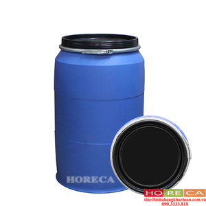 THÙNG PHUY NHỰA 220L - CÓ ĐAI SẮT