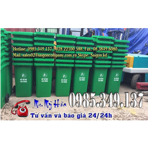 GIẢM GIÁ Thùng rác công cộng 120 lít chỉ còn 490k