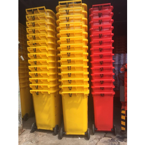 Thùng rác công cộng 240 lít giá rẻ,nhựa HDPE