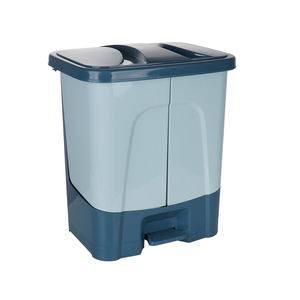 Thùng Rác 2 Ngăn Việt Nhật 8020 – Đạp Chân, Phân Loại Rác Tiện Lợi