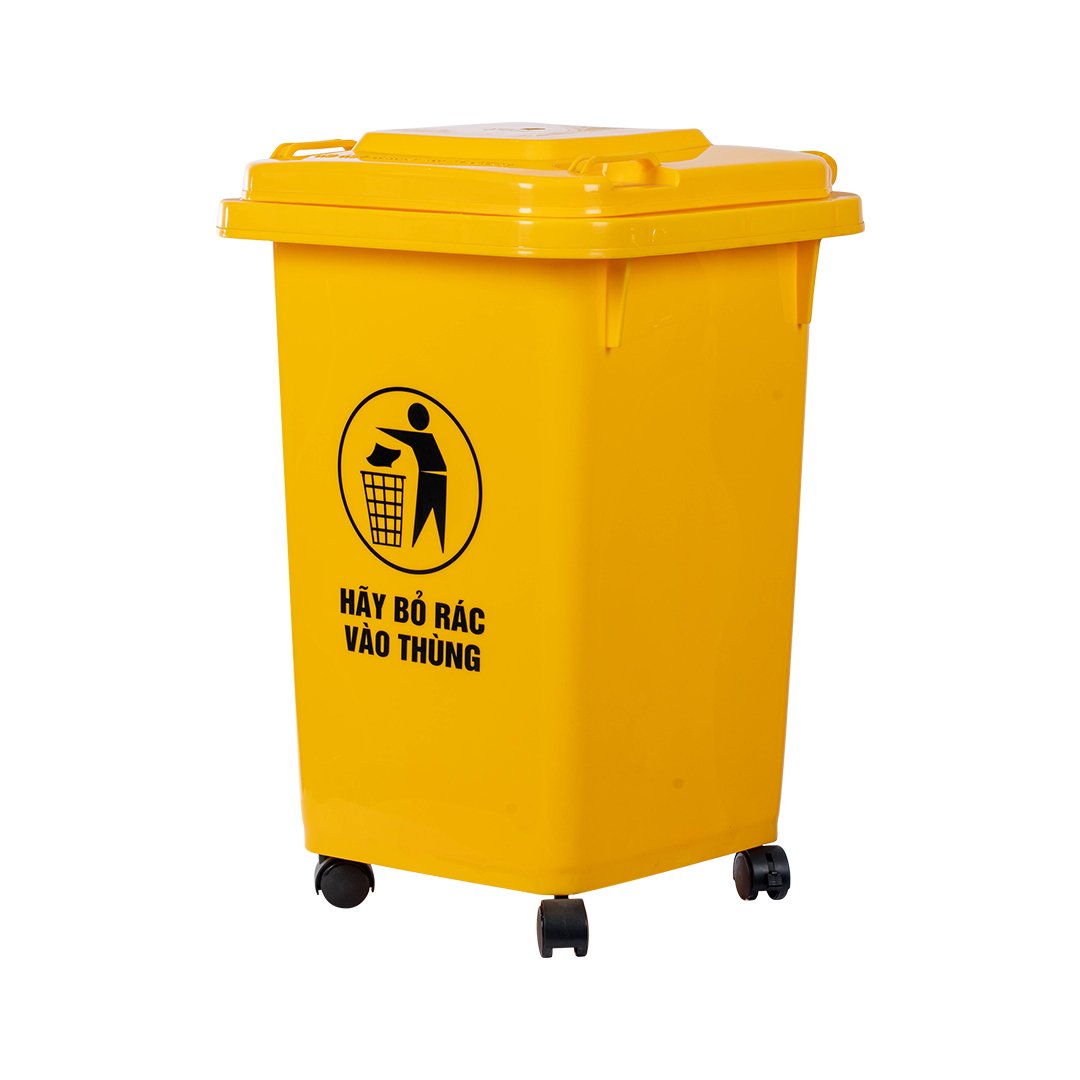 Thùng rác có bánh xe- nhựa Việt Nhật -đủ size : 60l, 100l