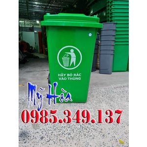 Thùng rác công nghiệp 120 Lít nhựa HDPE