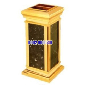Thùng rác đá có khay gạt tàn thuốc lá