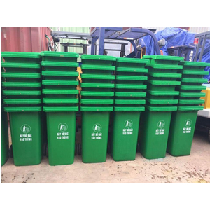 Thùng rác công nghiệp 120 Lít nhựa HDPE