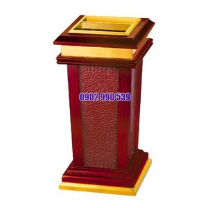 Thùng rác khách sạn có gạt tàn thuốc lá