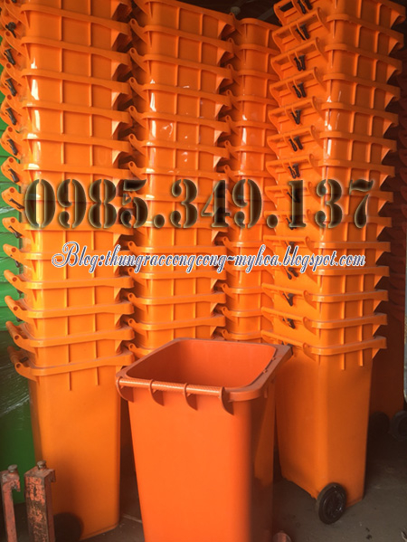 Thùng rác 120 lít, 240 lít rẻ nhất Việt Nam