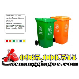 Thùng rác nhựa 100 lít chất lượng xin giá cạnh tranh