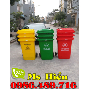 Thùng rác nhựa công cộng 240 lít giá rẻ nhất