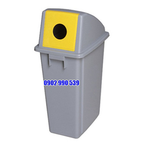Thùng rác nhựa nắp tròn bỏ rác