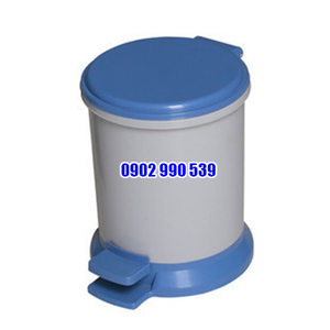 Thùng rác nhựa tròn đạp chân