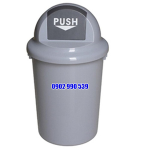 Thùng rác nhựa tròn HDPE không bánh xe
