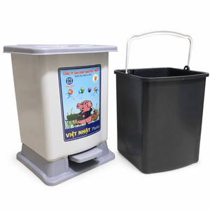 Thùng Rác Việt Nhật Đạp Chân Bật Nắp, 3 Size Bé – Trung – Đại