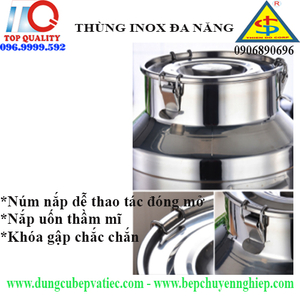 Thùng inox đa năng