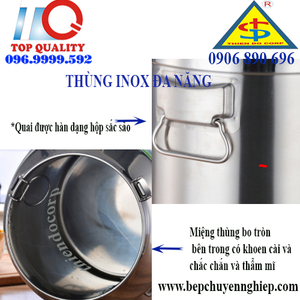 Thùng inox đa năng