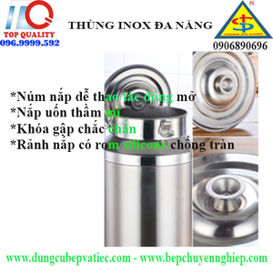 Thùng inox đa năng