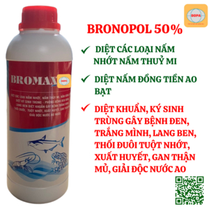Thuốc BROMAX DOPA Giải Pháp Đặc Trị Nấm và Ký Sinh Trùng Bronopol Thế Hệ Mới Cho Ao Nuôi