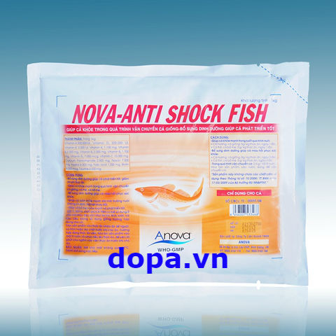 NOVA-ANTI SHOCK FISH THUỐC CHỐNG SỐC CHO ĐỘNG VẬT THỦY SẢN