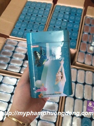 Thuốc giảm cân lishou xanh hộp sắt - vỉ 36v dành cho người lờn thuốc, cơ địa khó xuống cân