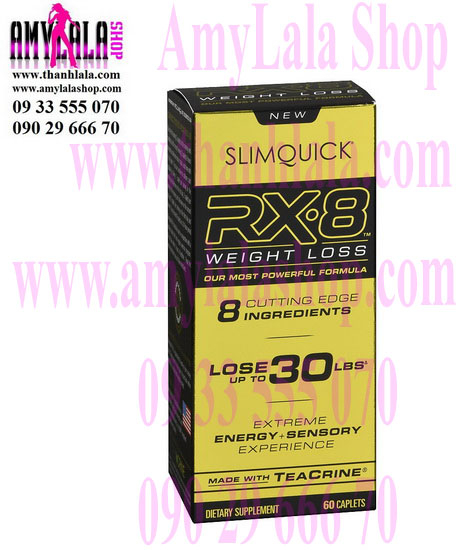 Thuốc giảm cân mạnh gấp 8 lần Slim Quick RX-8 Số 1 tại Mỹ 60 viên - 0933555070 - 0902966670 :