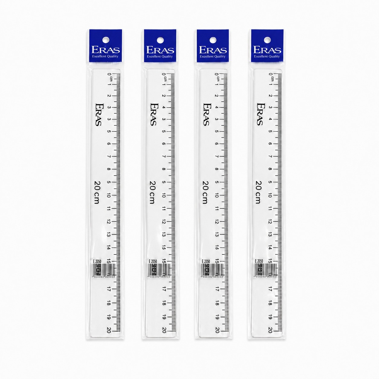 Thước kẻ trắng Eras 20 cm E904