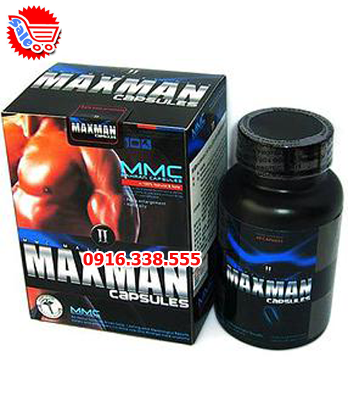 Thuốc tăng kích thước dương vật Maxman II Capsules USA