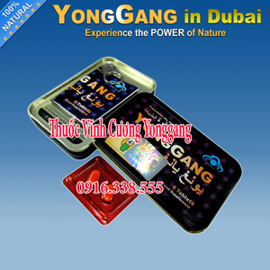 Thuốc YongGang Vĩnh Cương bổ thận,Thuốc cường dương YongGang tablet for Men Hộp 8 viên