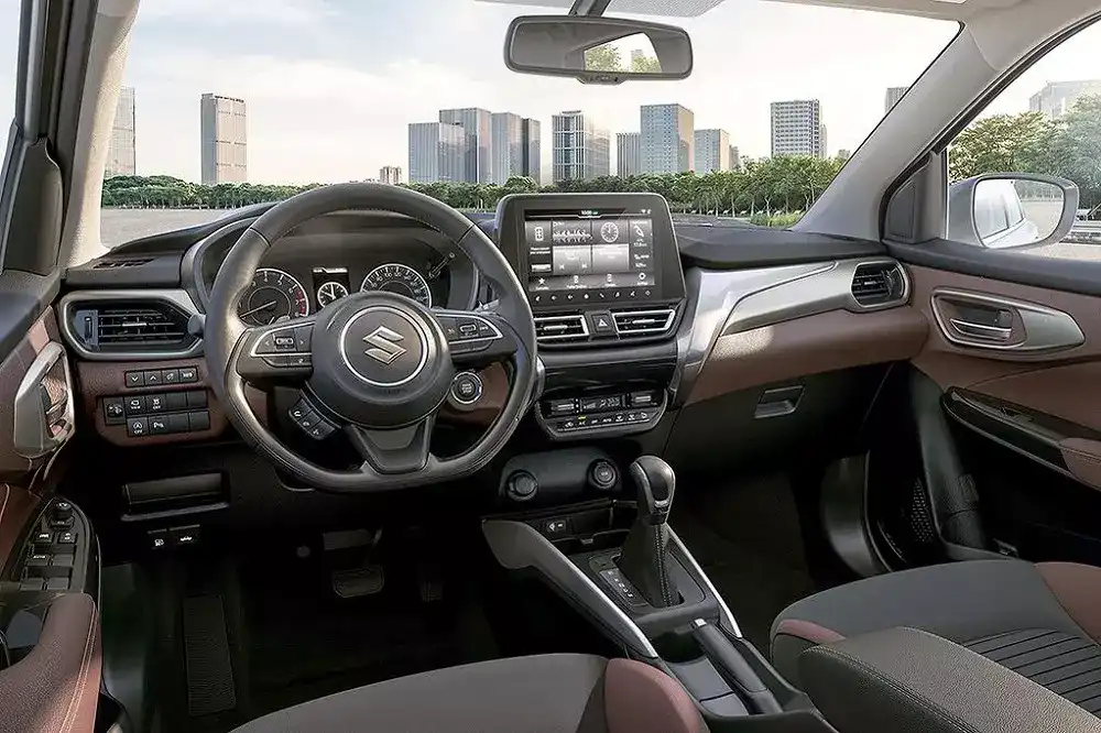 Suzuki Fronx, không gian nội thất được thiết kế khá rộng rãi và thoải mái