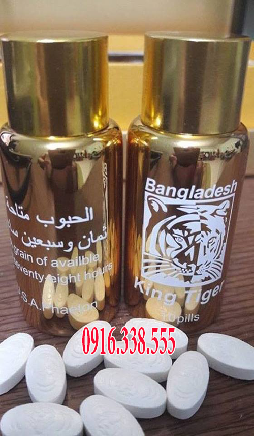 Thảo dược Tiger king 700 mg Bangladesh (Vua Hổ Trắng)