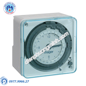 Timer 24h Hager - Model EH711 loại Analog