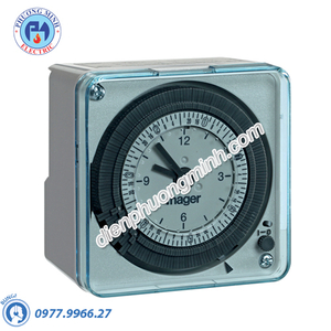 Timer 24h Hager - Model EH771 loại Analog 72x72mm