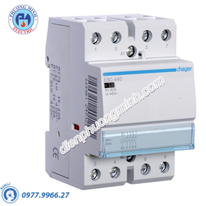 Timer 24h Hager - Model ESD440 dòng Contactor