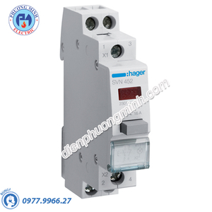 Timer 24h Hager - Model SVN452 dòng Push Button
