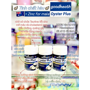🦪Tinh chất hàu GOOD HEALTH OYSTER PLUS ZINC ÚC 60 viên 🇦🇺