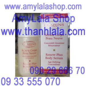 Tinh chất dưỡng trắng da toàn thân Clarins Renew-Plus Body Serum 10ml - 0933555070 - 0902966670