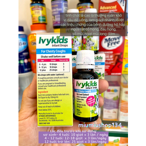 Tinh chất ho Ivy Kids 20ml - 🇦🇺