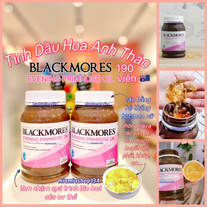 Tinh dầu hoa anh thảo Blackmores Evening Primrose Oil 190 viên 🇦🇺