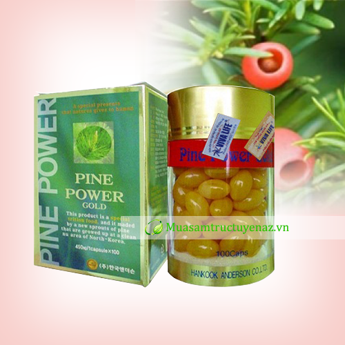 Tinh dầu thông đỏ hàn quốc - pine power gold điều trị ung thư, viêm xoang...