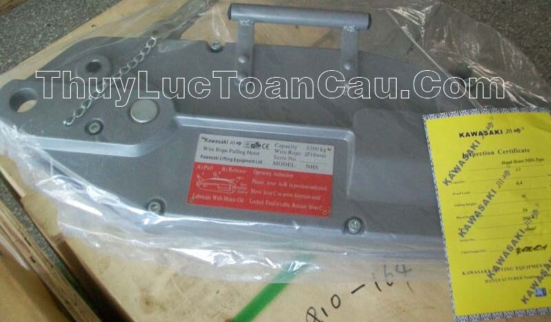 Tifo kéo cáp 3.2 tấn của Kawasaki  Mã: NHS3.2T -Wire Rope winch