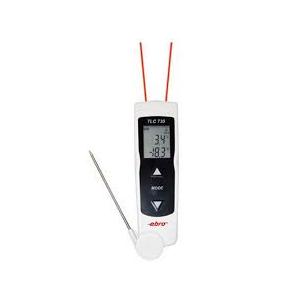 MÁY ĐO NHIỆT ĐỘ BẰNG HỒNG NGOẠI VÀ ĐẦU ĐO KIM LOẠI TLC 730