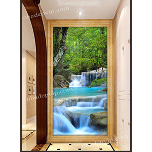 GẠCH 3D THÁC NƯỚC TN110