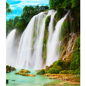 GẠCH 3D THÁC NƯỚC TN111