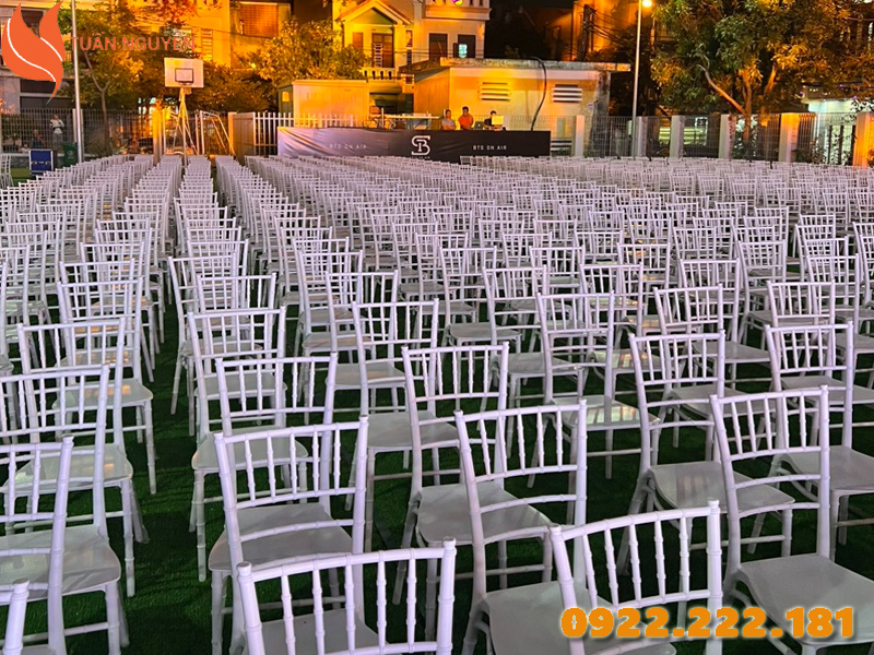 Cho thuê bàn ghế cho tiệc sinh nhật, sự kiện - Tuấn Nguyễn
