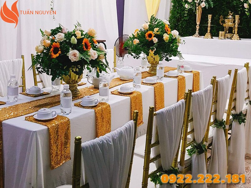 Cho thuê bàn ghế sự kiện giá rẻ, chuyên nghiệp