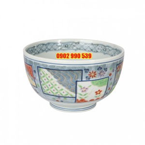 Tô Ngũ Sắc Men Lam Hàng Xưa Vẽ Vàng